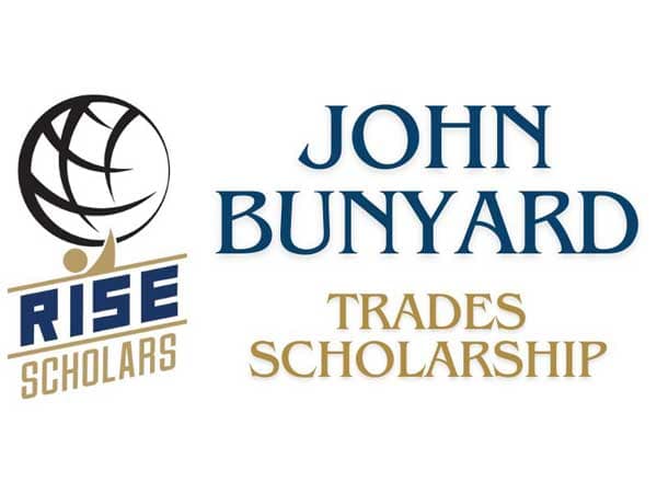 RISE Scholars John Bunyard Trades Scholarship
